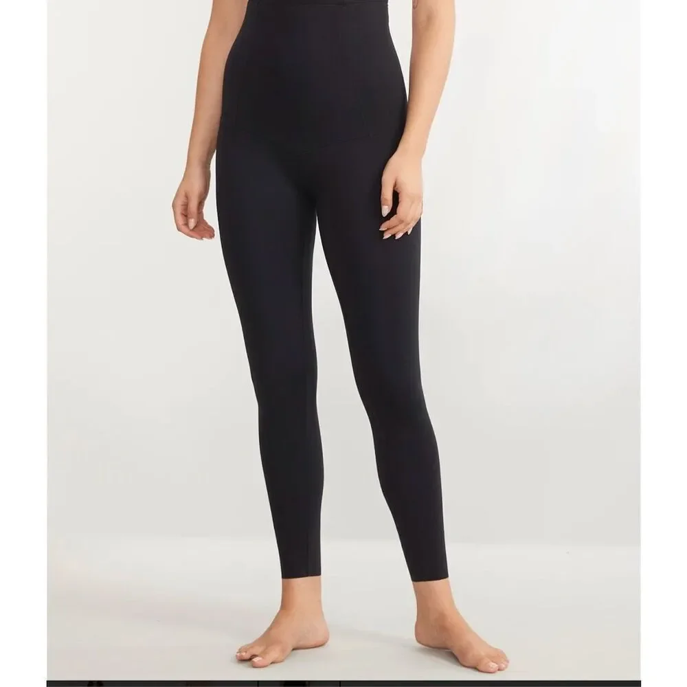 LEONISA NWT High-Waist Firm Control Compression Legging Black XL